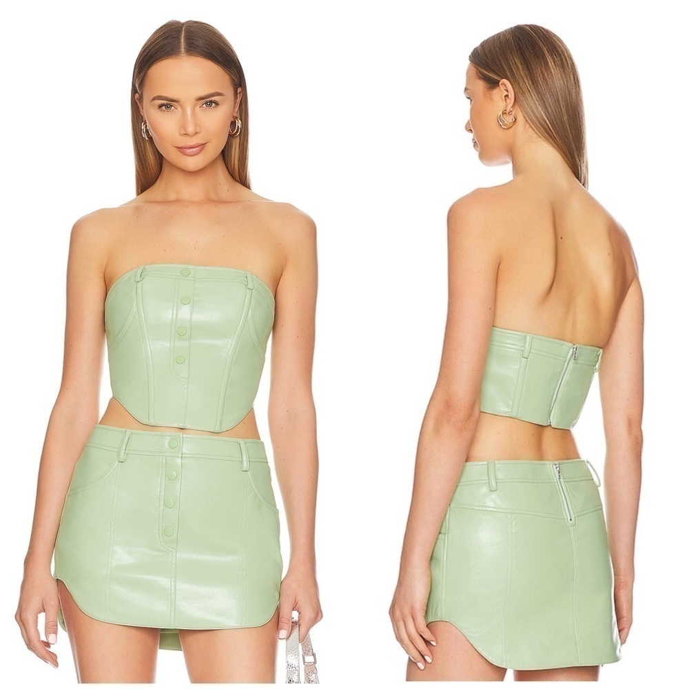 Camila Coelho Rory Skirt Set in Seafoam Green Size S